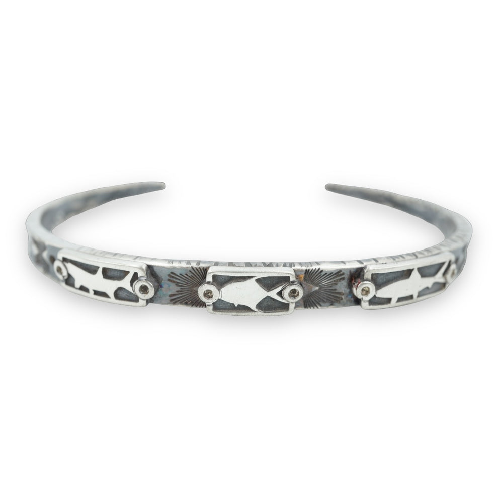 Sight Line Sterling Silver Cuffs