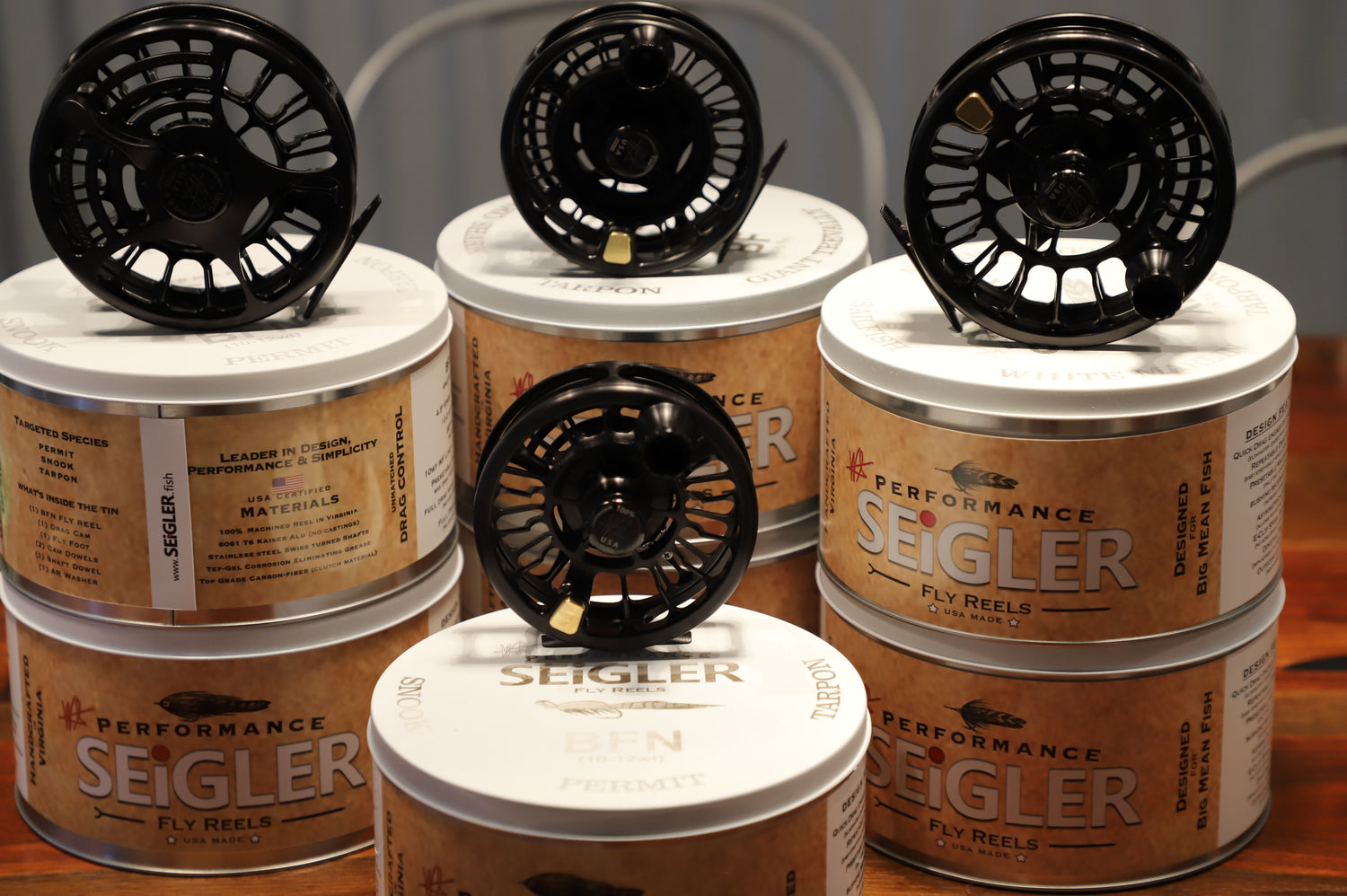 Seigler Lever Drag Fly Reel