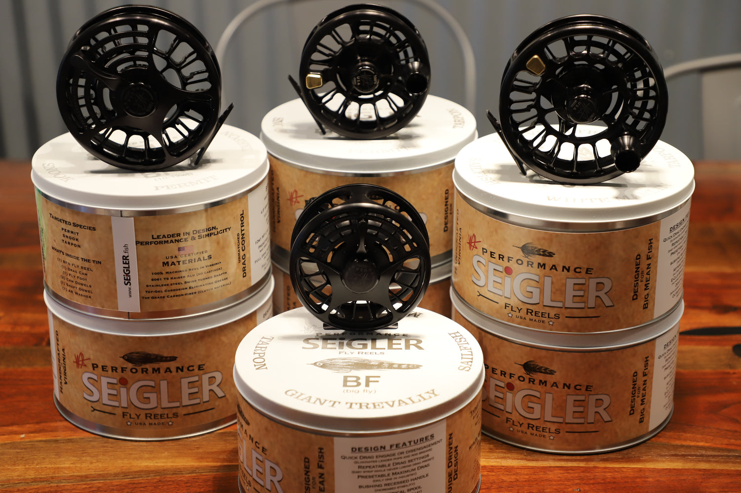 Seigler Lever Drag Fly Reel