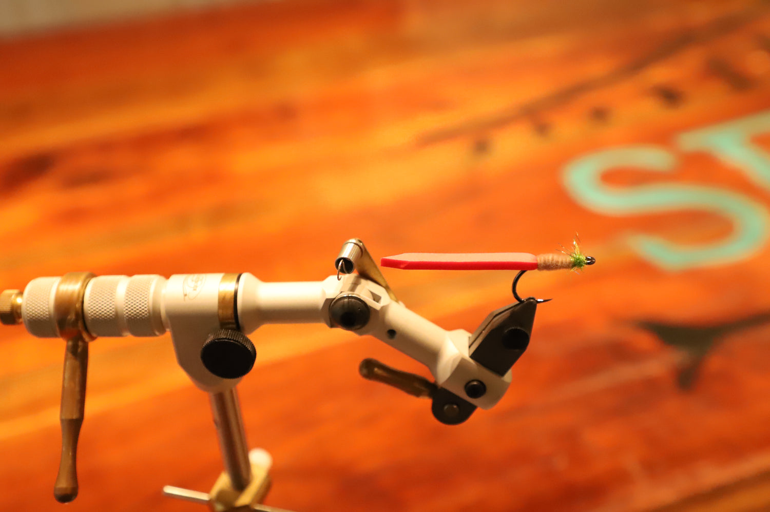 BT Green/Tan Foam Worm