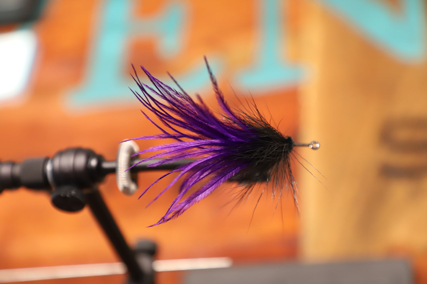 BT Purple Ostrich Tarpon Fly