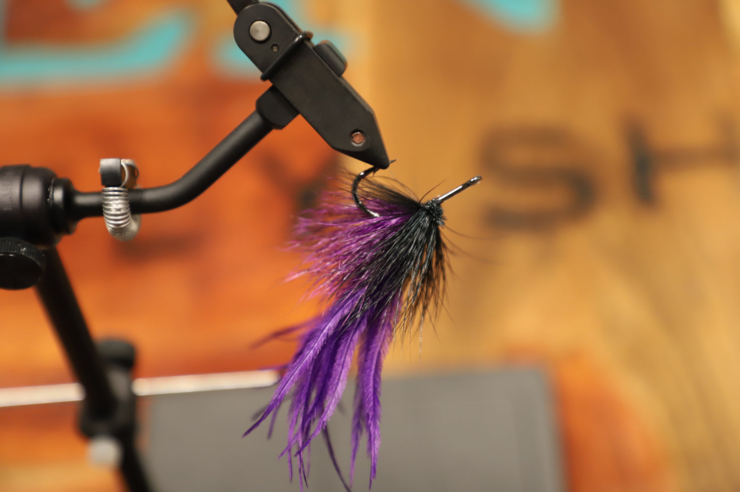 BT Purple Ostrich Tarpon Fly