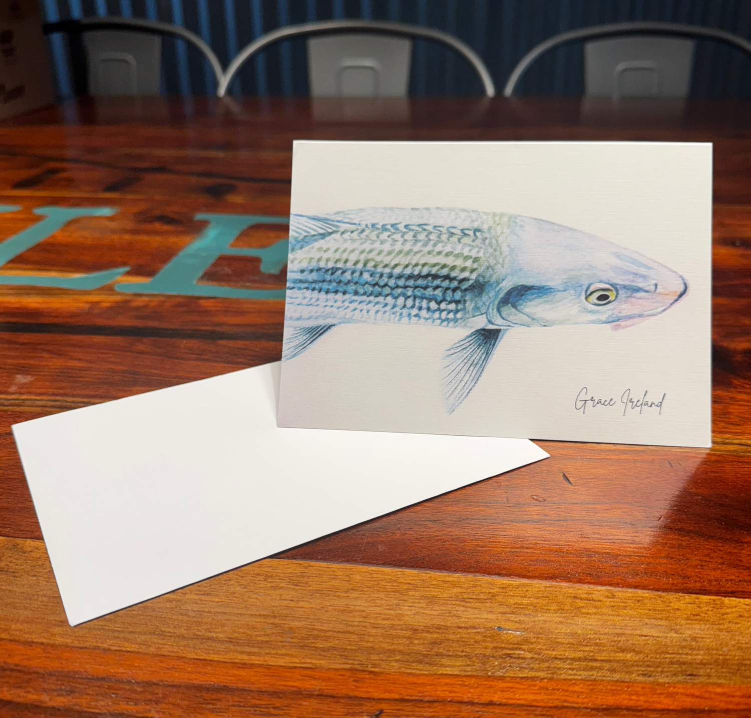 Grace Ireland Custom Bonefish Greeting Card
