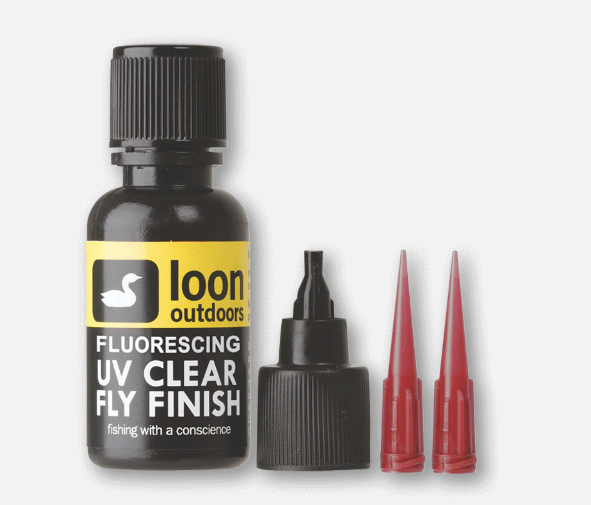 Fluorescing UV Clear Fly Finish