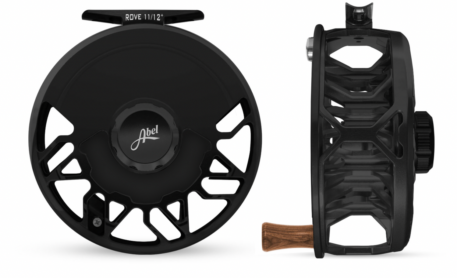 Abel ROVE 11/12+ REEL Black with Rosewood Handle