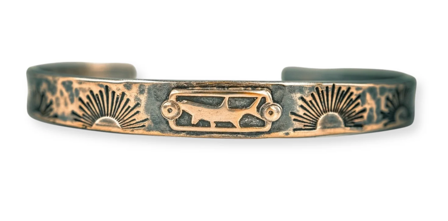 Sight Line Cuffs - Bronze