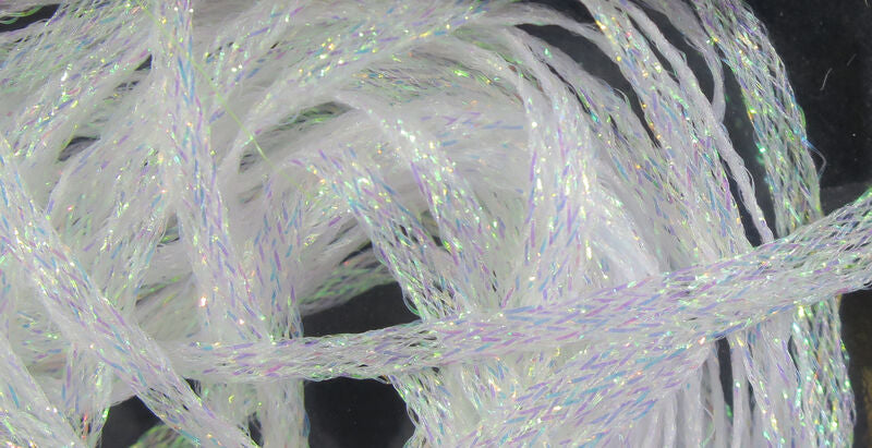 Hareline Flat Diamond Braid Pearl