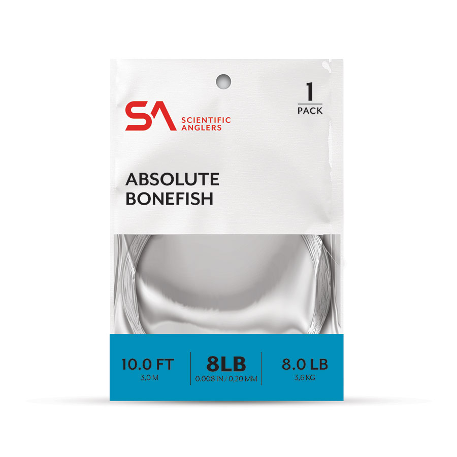 SA Absolute Bonefish Leader - 1 PACK