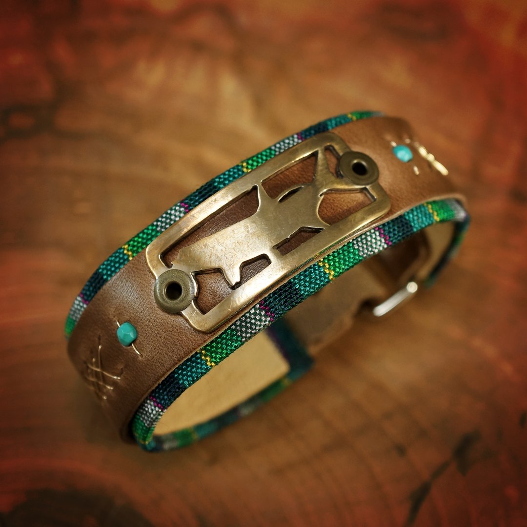 Sight Line Artist Edition Bracelet on Baja Textile