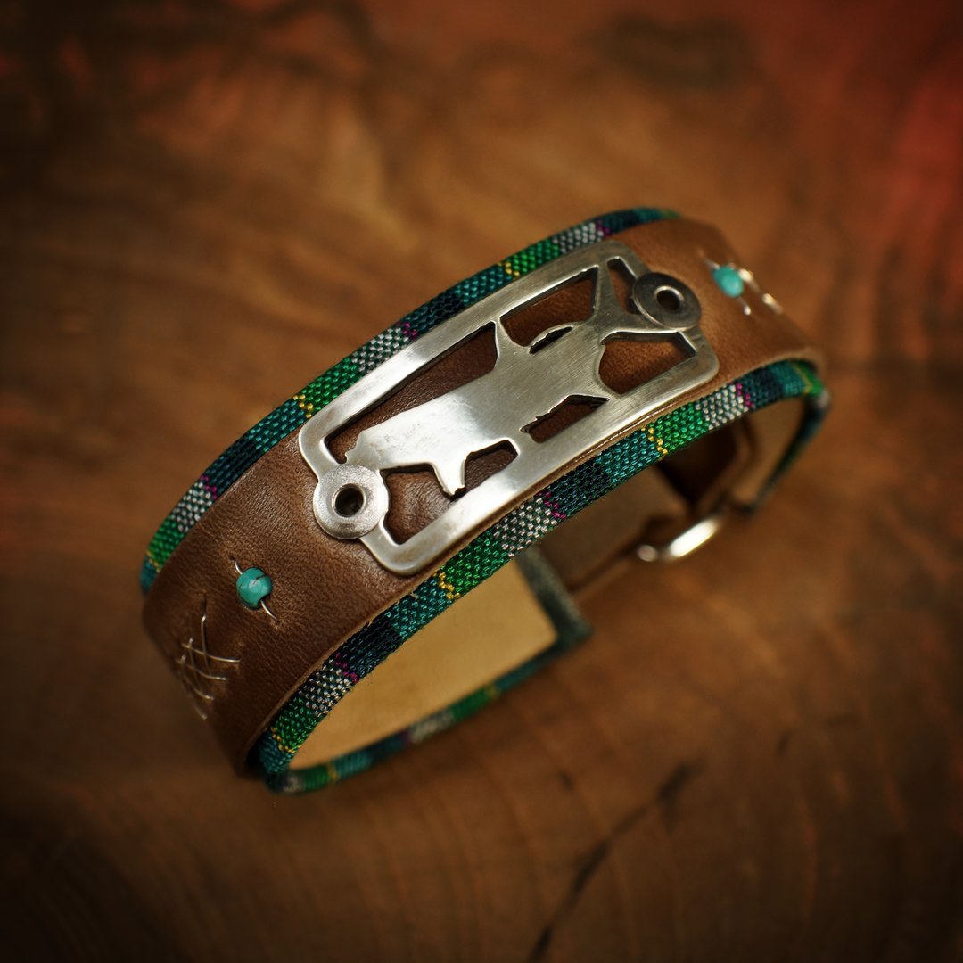 Sight Line Artist Edition Bracelet on Baja Textile