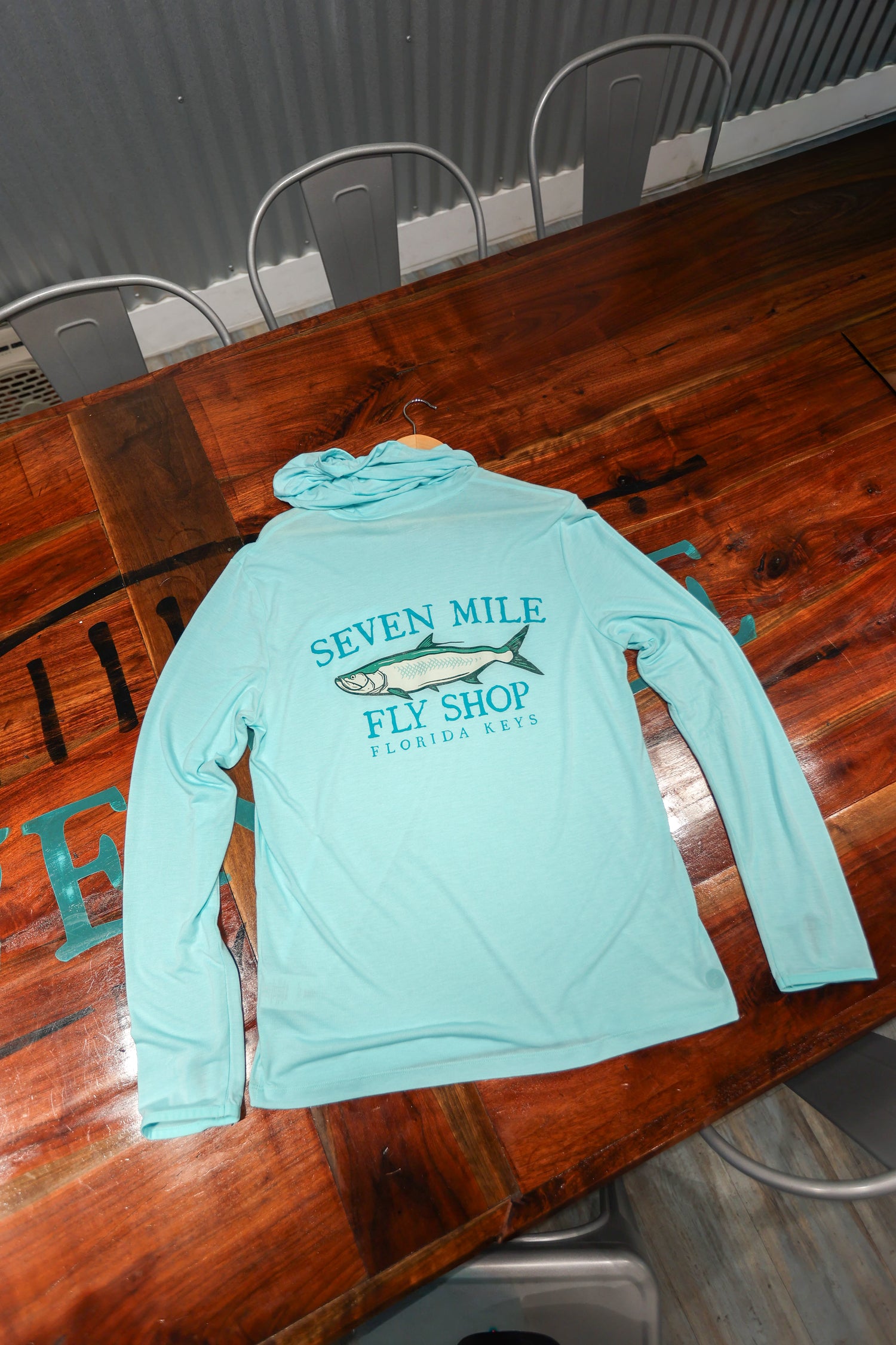 FF x SMFS Men's Bamboo Lightweight Hoodie - Tarpon Logo
