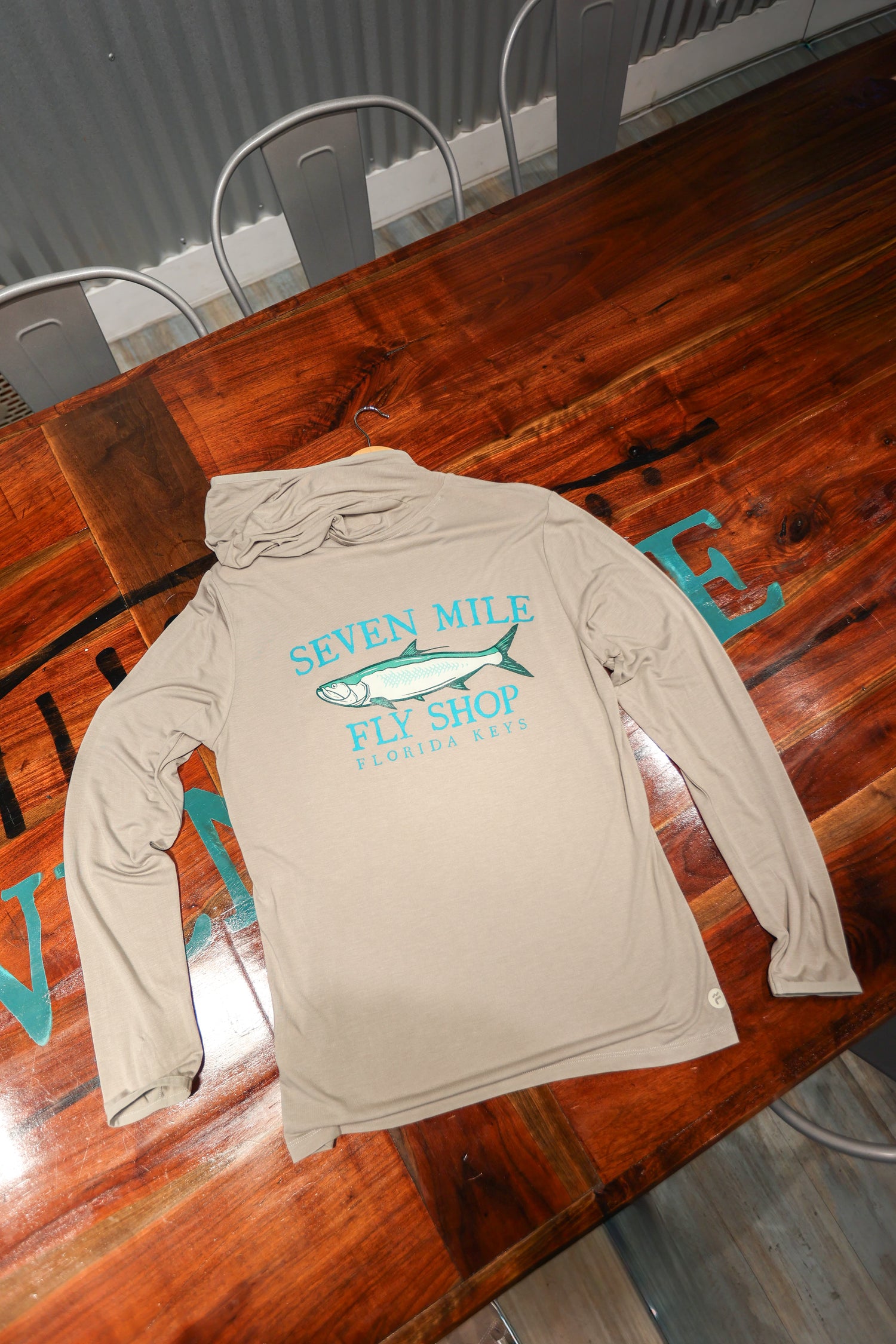 FF x SMFS Men's Bamboo Lightweight Hoodie - Tarpon Logo