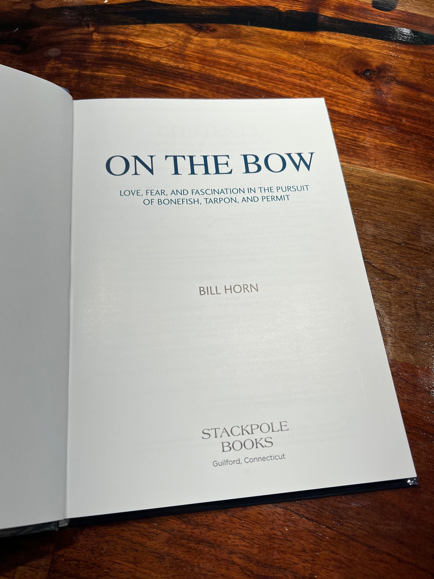 On the Bow by Bill Horn