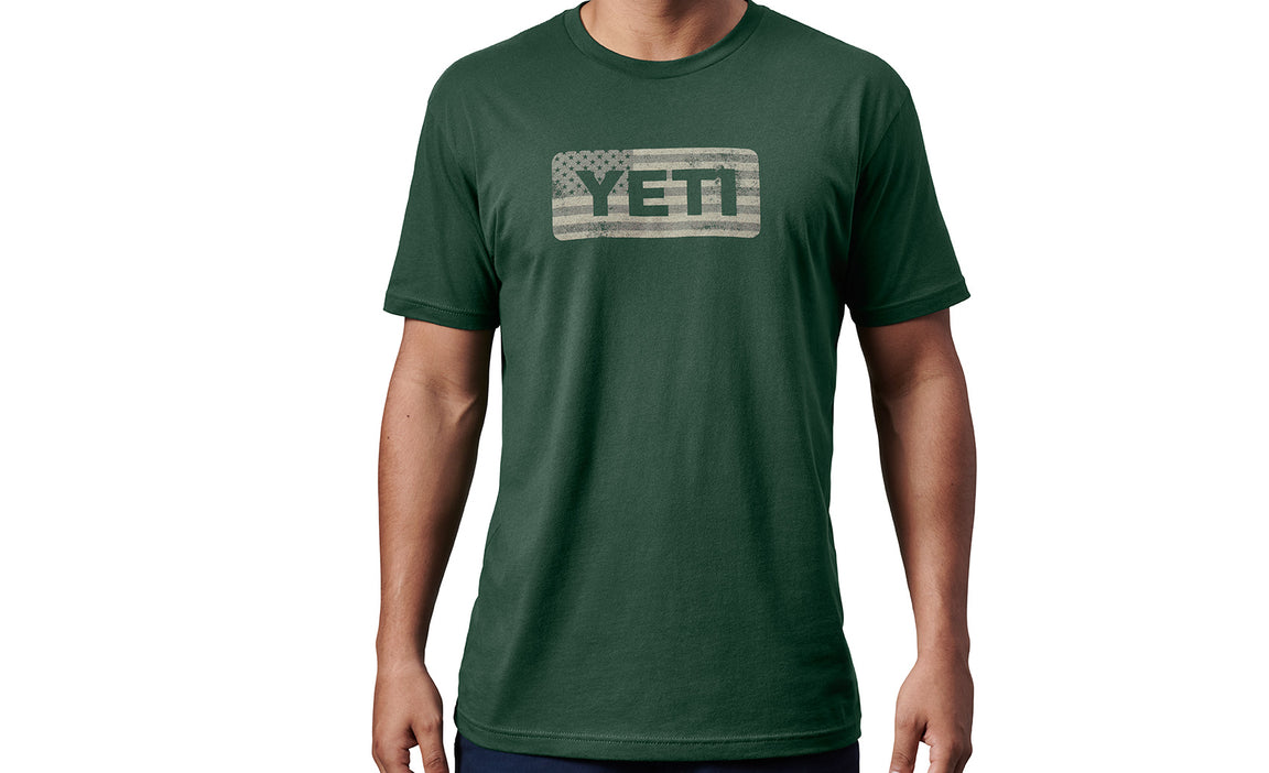 Yeti Flag Badge SS T-shirt