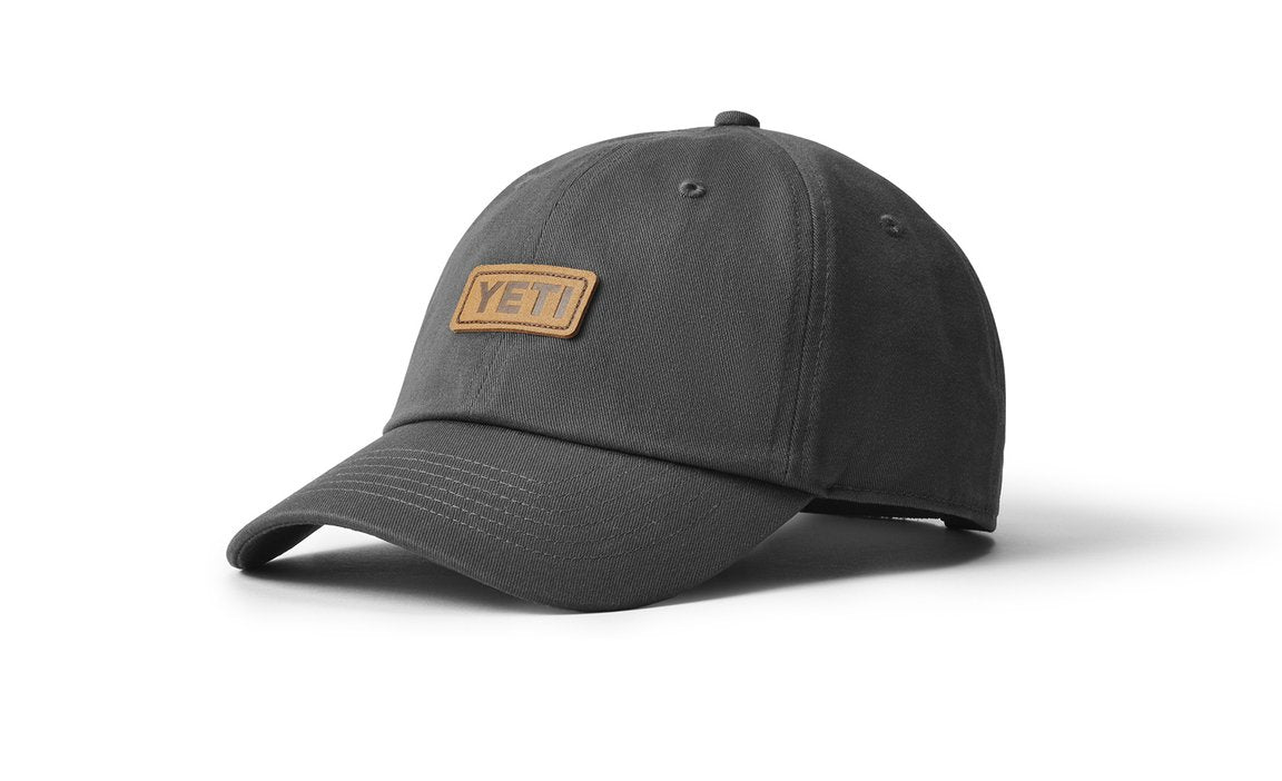 Yeti Leather Logo Soft Crown Hat
