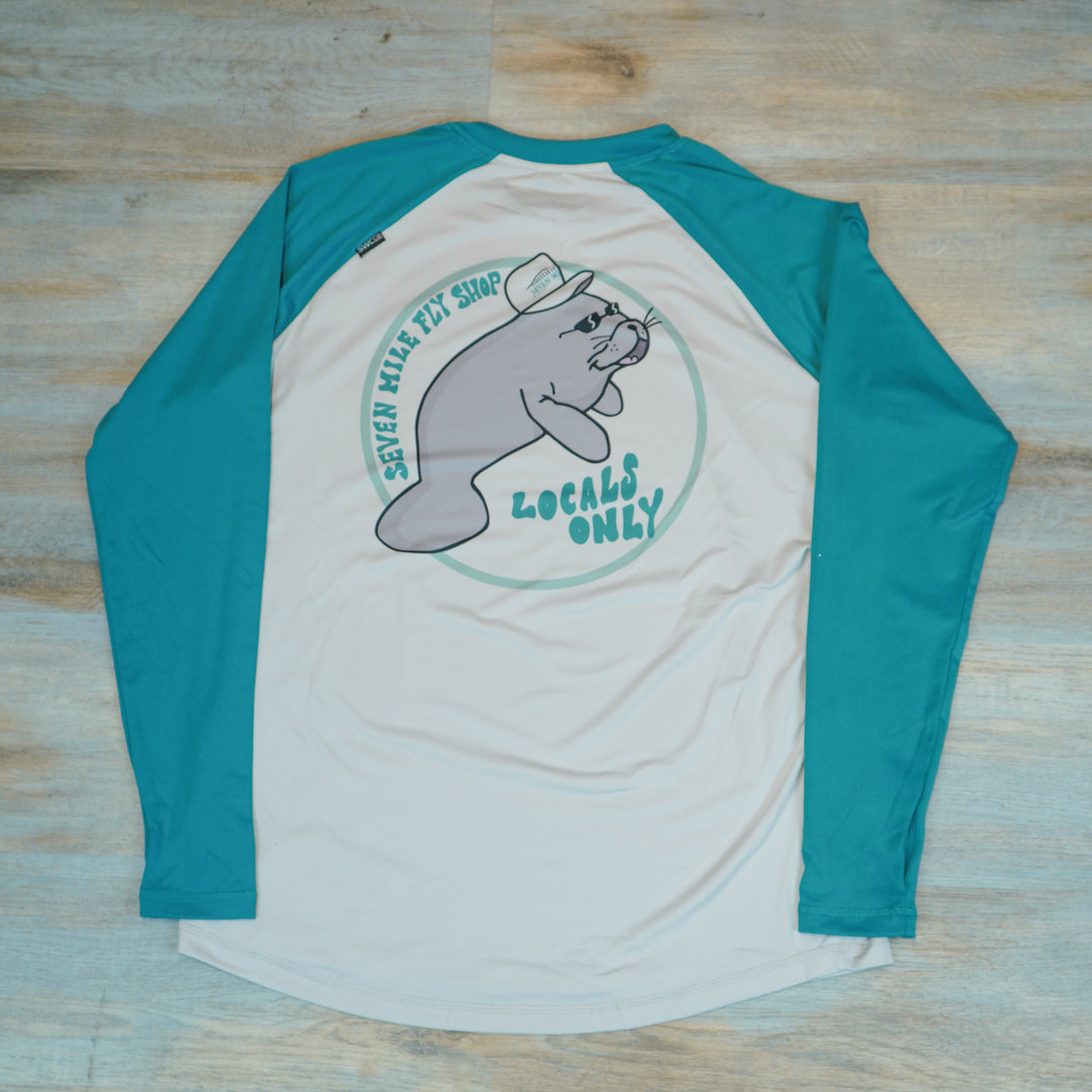 SWC x Seven Mile Fly Shop 'Locals Only' Manatee Clearwater Raglan