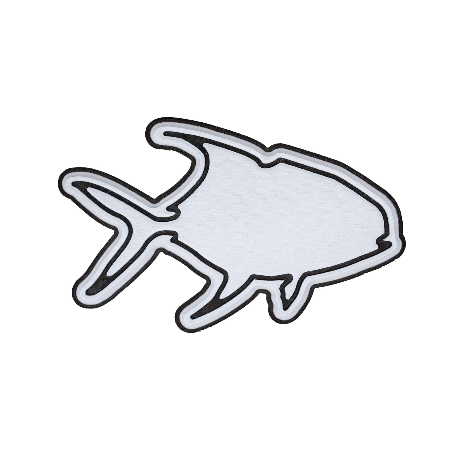 Carbon Marine Fish Sticker
