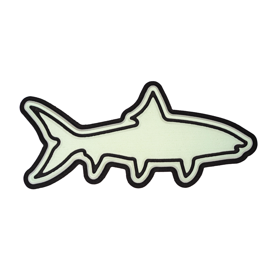 Carbon Marine Fish Sticker