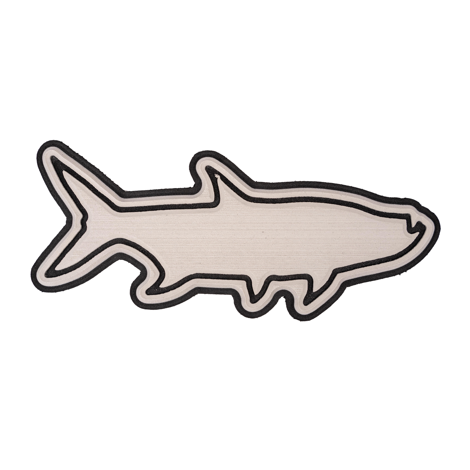 Carbon Marine Fish Sticker