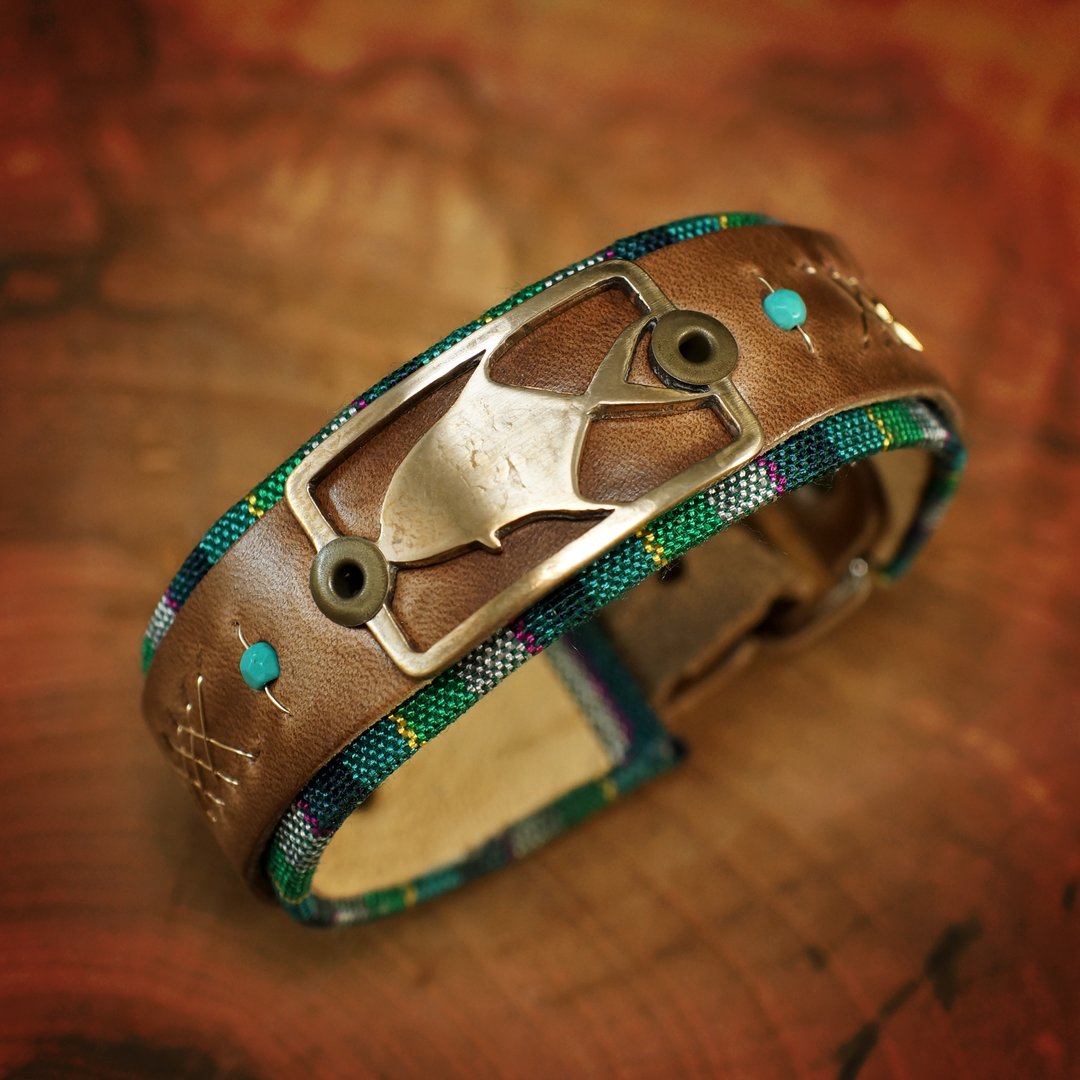 Sight Line Artist Edition Bracelet on Baja Textile